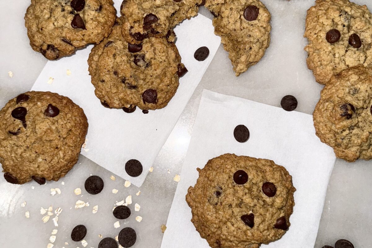 Chewy Oatmeal Chocolate Chip Cookie
