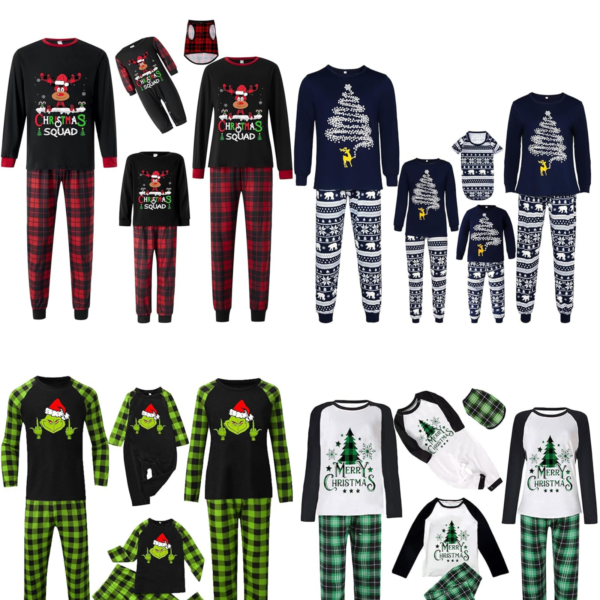 Holiday Matching Pajamas for families: Snuggle up in Style.